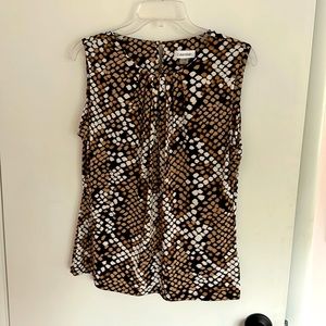 - Sexy Calvin Klein top in leopard print and is new without tags
